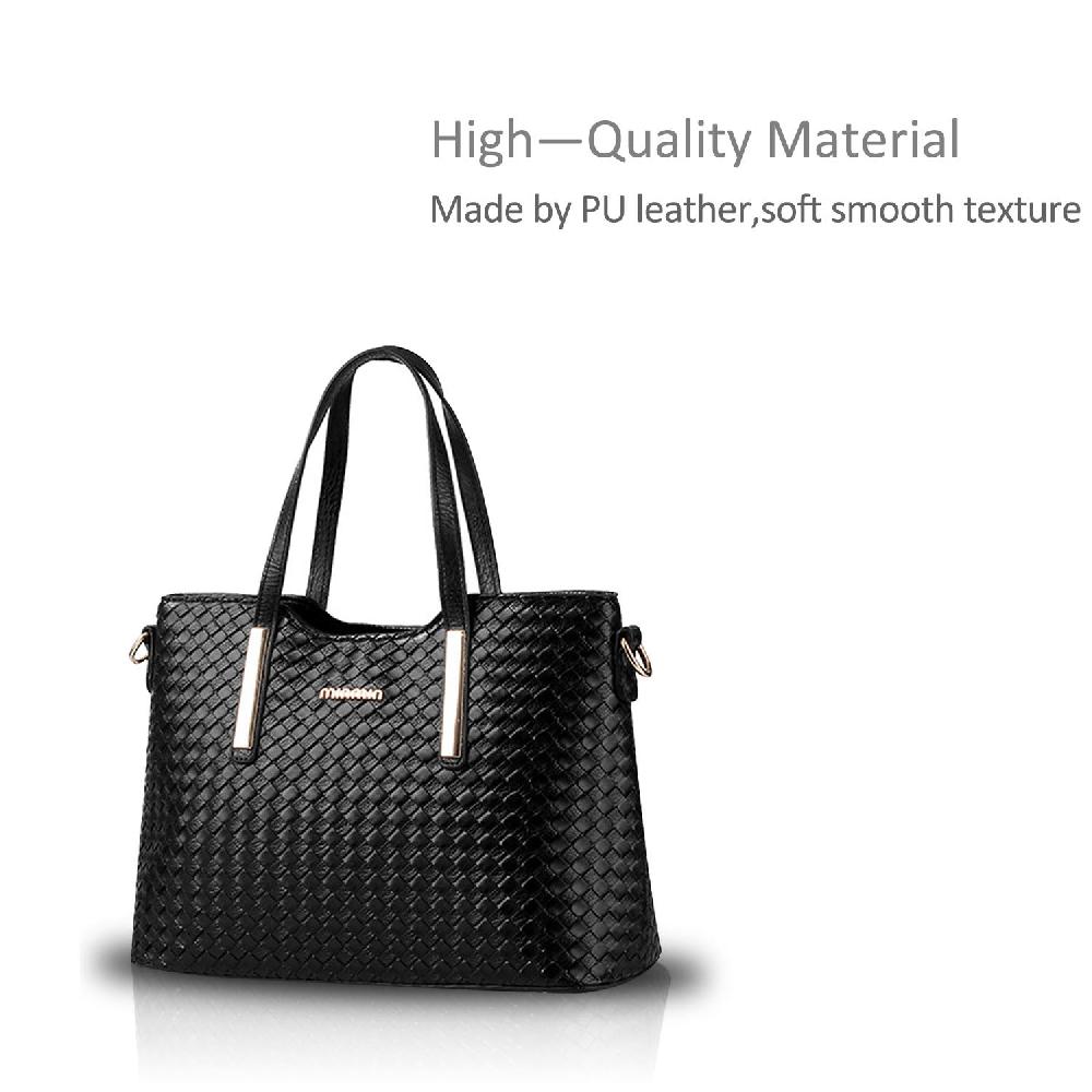 Nicole & Doris 3 Pcs Plaid Handbags Set