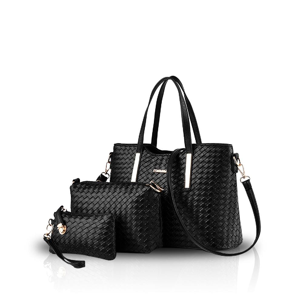 nicole & doris 3 Pcs Plaid Handbags Set