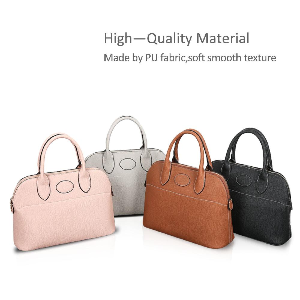 Nicole & Doris 3 Pcs White Stitching Handbags Set