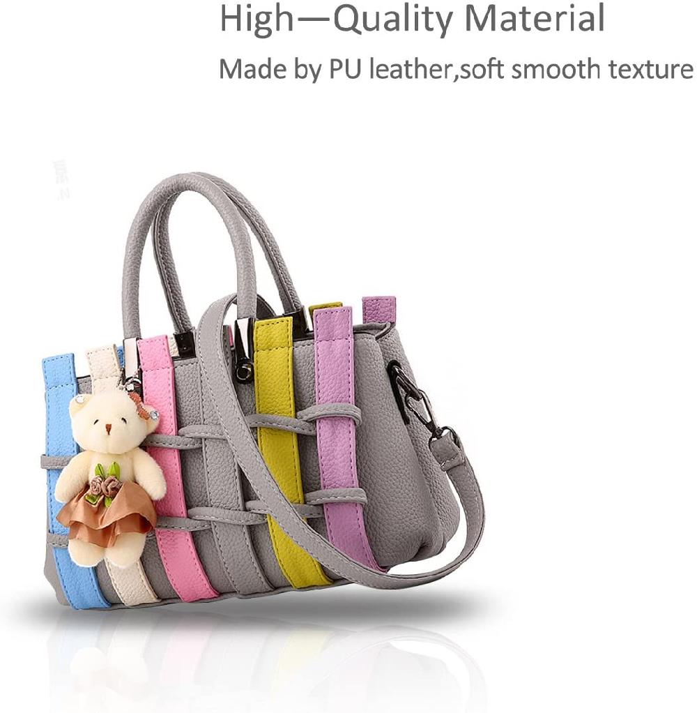 Nicole & Doris Bear Woven Handbags / Messenger Bag