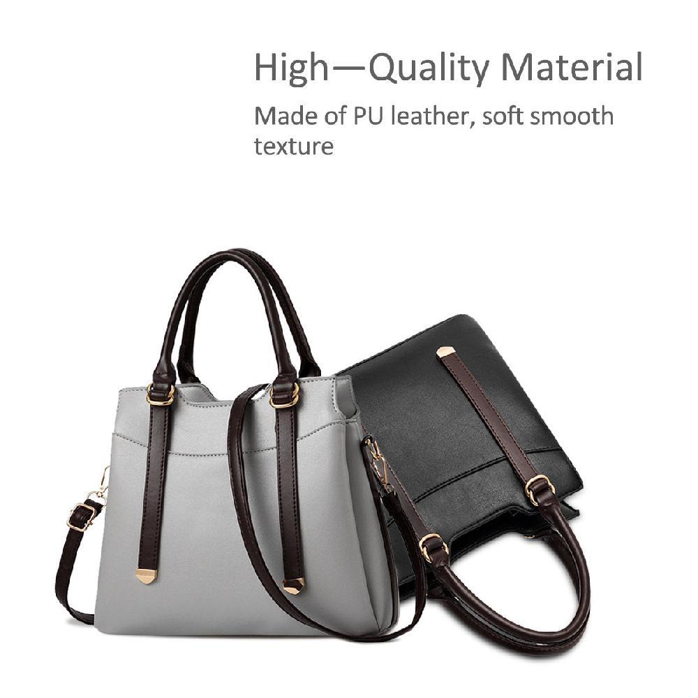 Nicole & Doris Black Top Handle Ladies Handbag