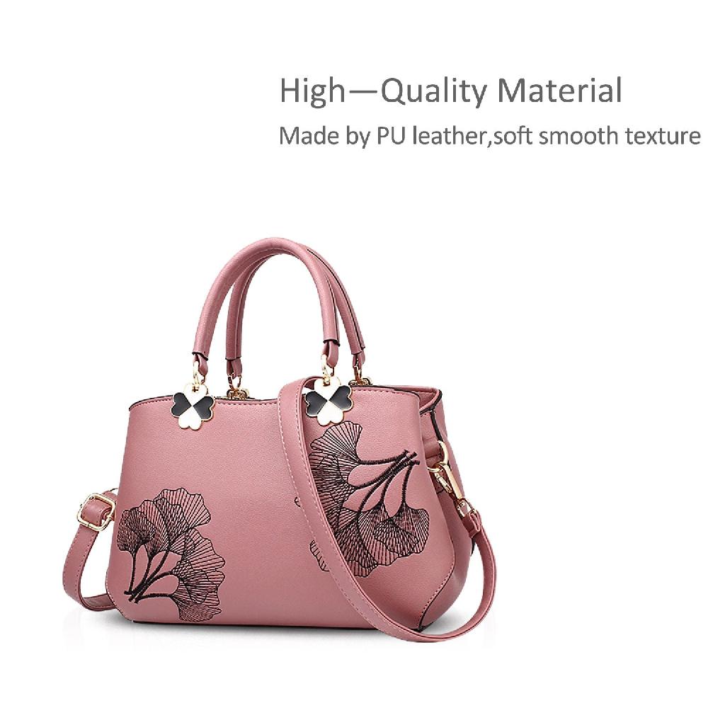 Nicole & Doris Bottom Flower Decor Ladies Handbag