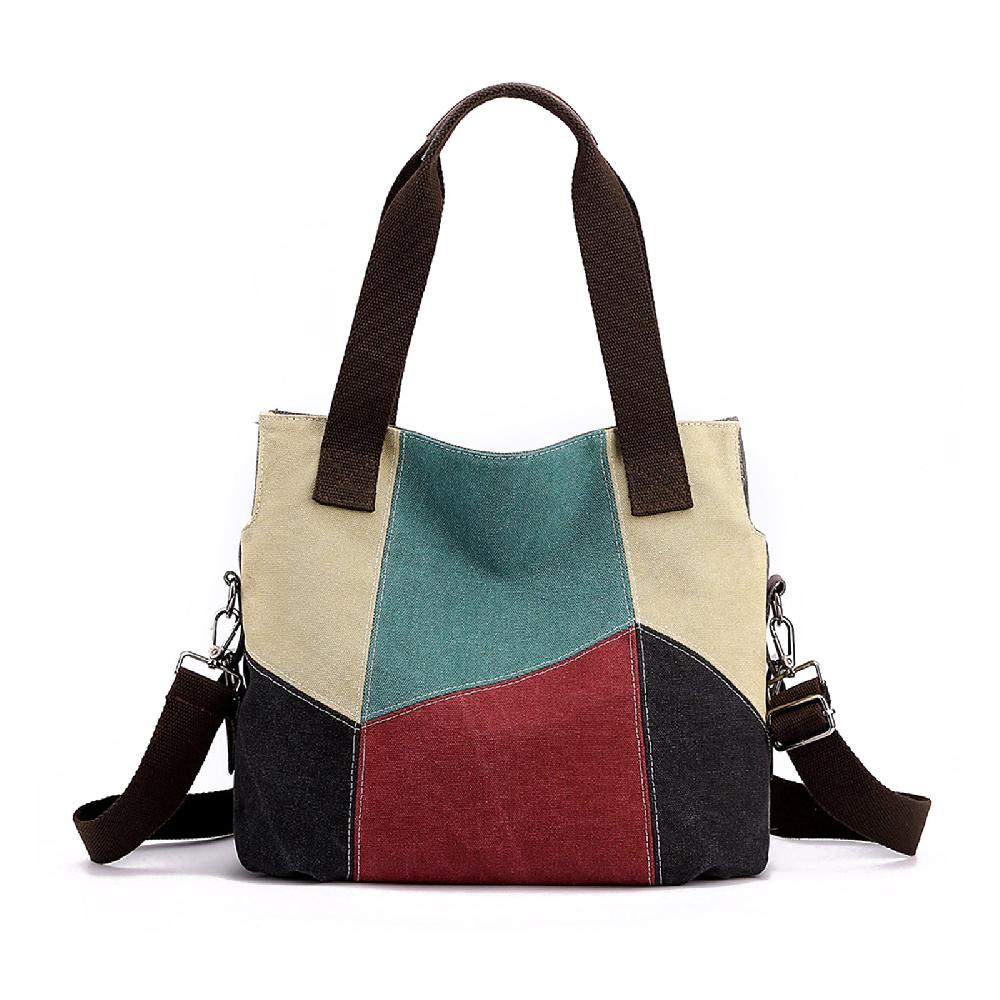 nicole & doris Canvas Multicolor Shoulder Bag Casual