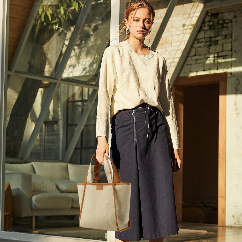 Nicole & Doris Canvas Shoulder Bag Large Capacity