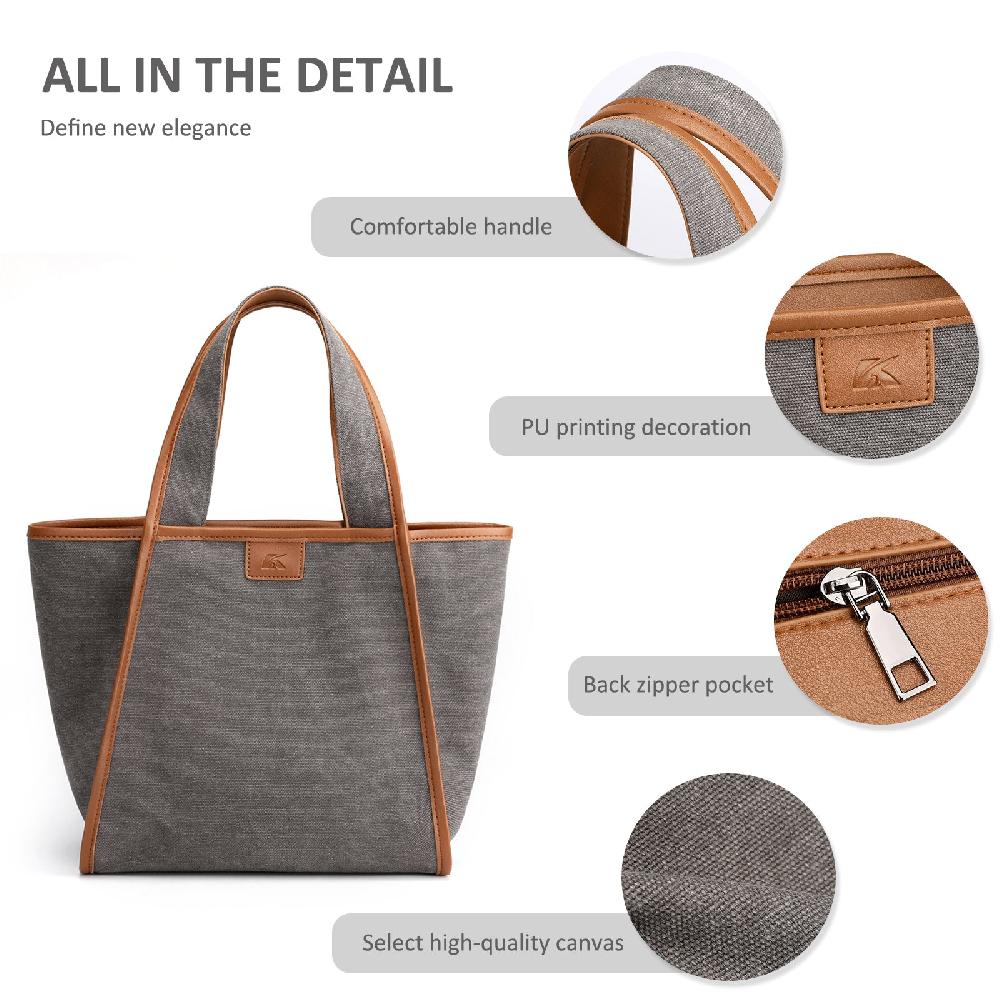 Nicole & Doris Canvas Shoulder Bag Large Capacity