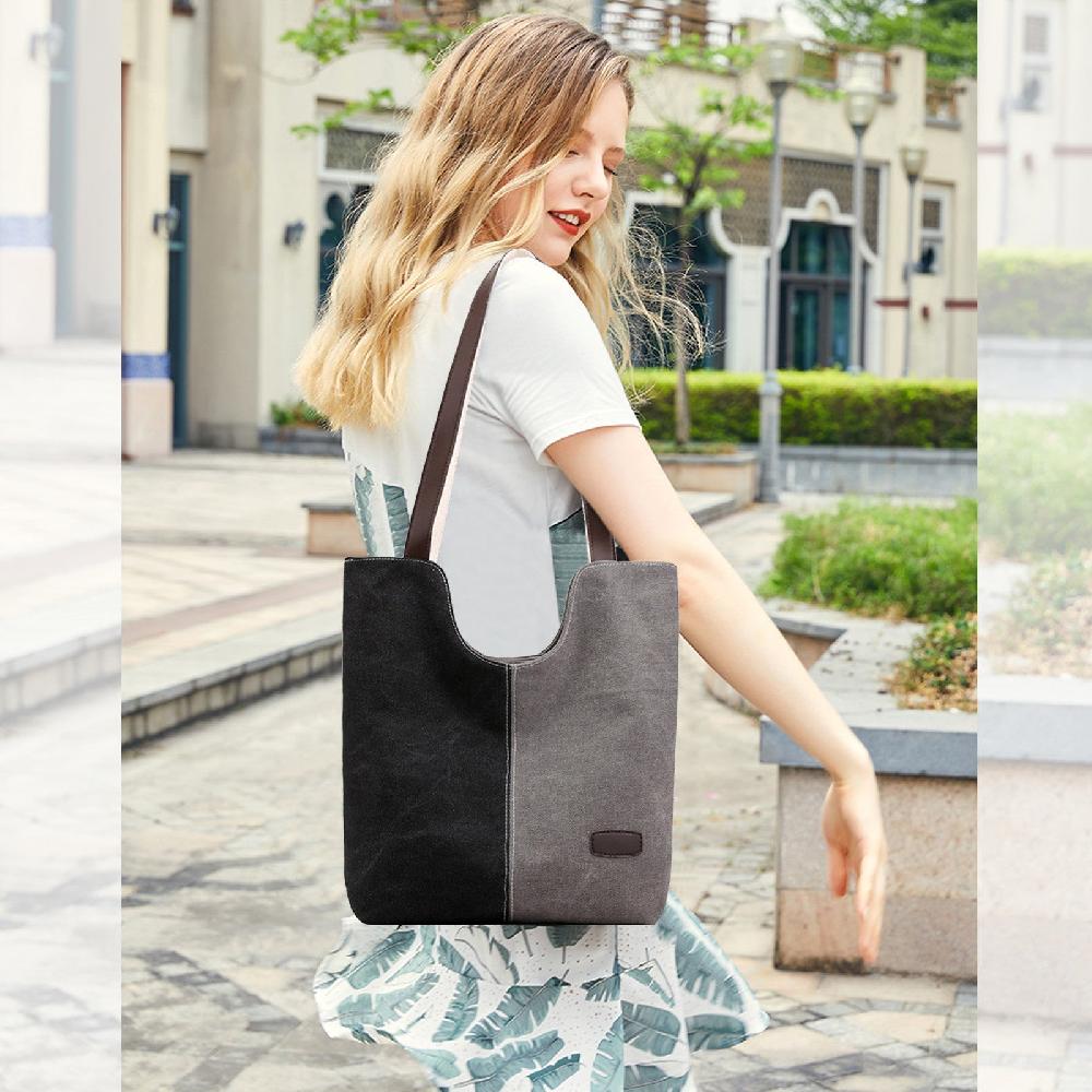 Nicole & Doris Canvas Two Colours Tote Bag