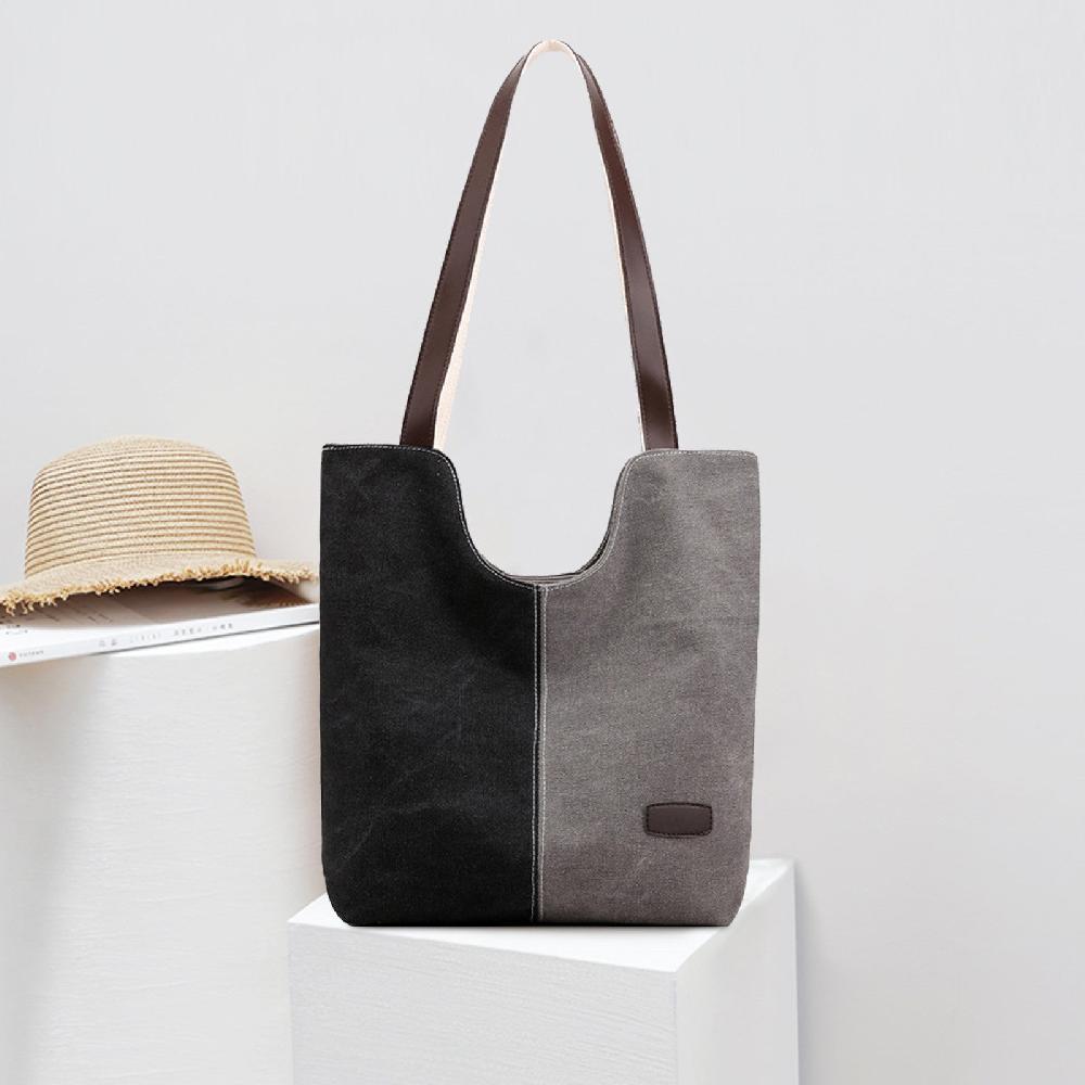 Nicole & Doris Canvas Two Colours Tote Bag