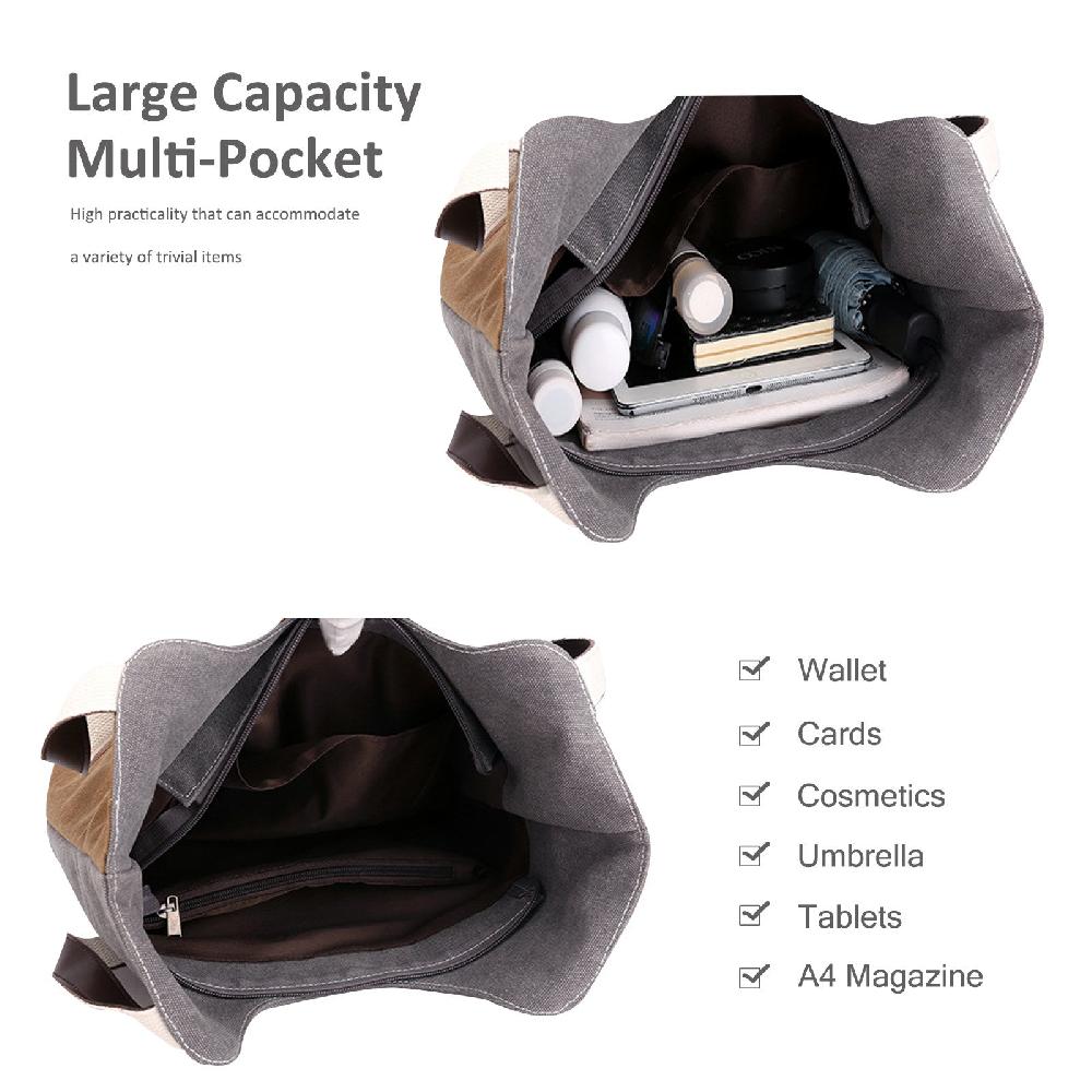 Nicole & Doris Canvas Two Colours Tote Bag