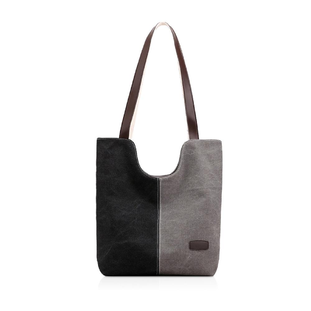 nicole & doris Canvas Two Colours Tote Bag