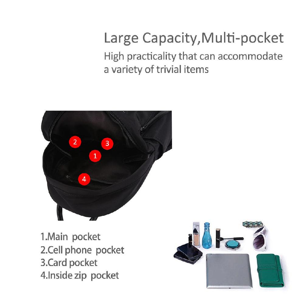 Nicole & Doris Classic Embroidery Schoolbag Backpack