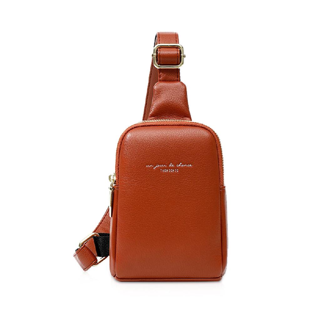 nicole & doris Classic Letter Graphic Messenger Bag