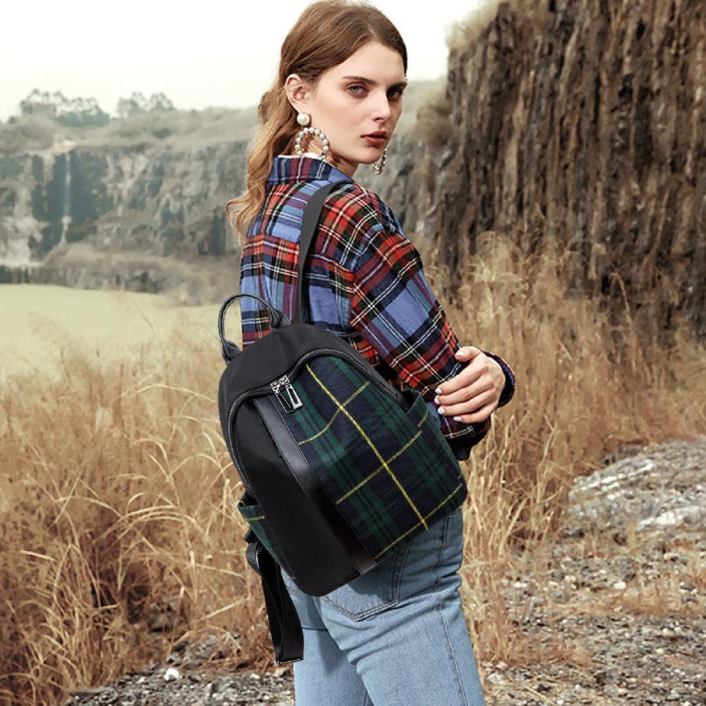 Nicole & Doris Classic Oxford Cloth Backpack