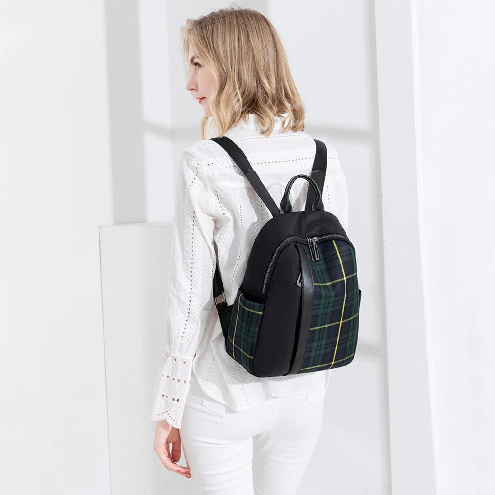 Nicole & Doris Classic Oxford Cloth Backpack