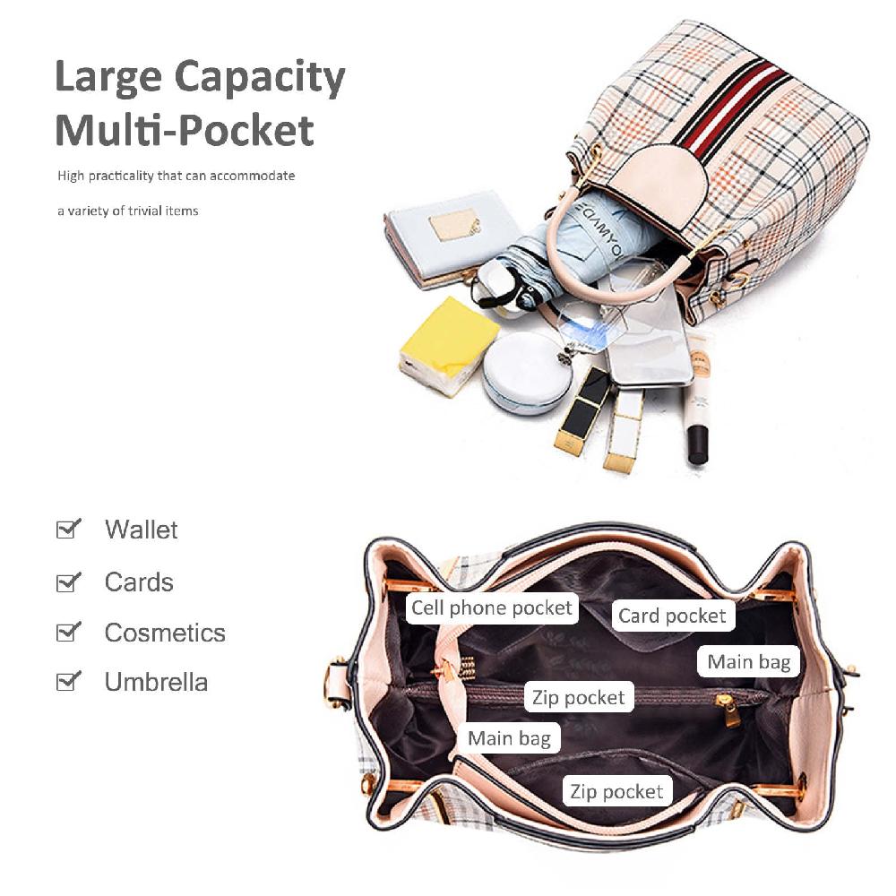 Nicole & Doris Classic Pattern Messenger Bag