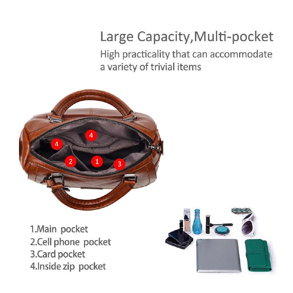 Nicole & Doris Classic & Retro Faux Leather Handbag