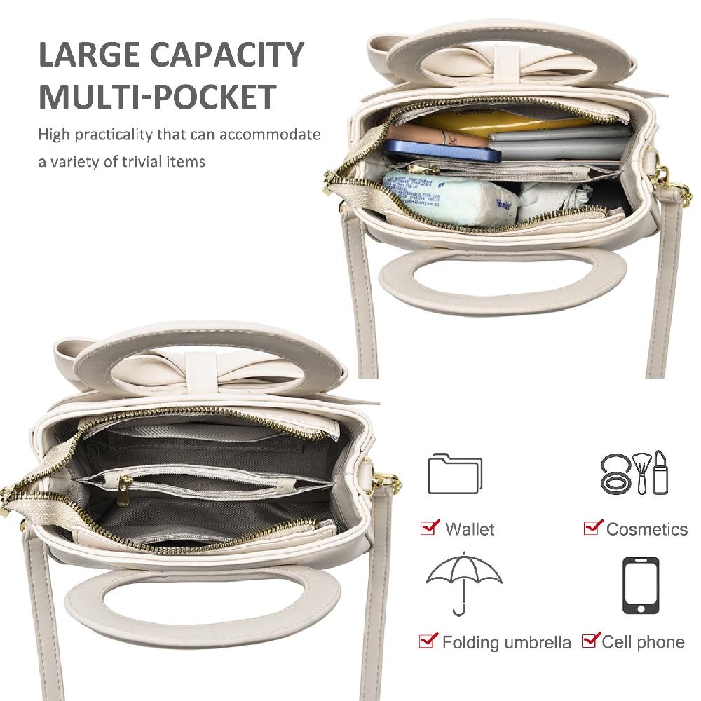 Nicole & Doris Cute Crossbody Bag Bowknot Handbag