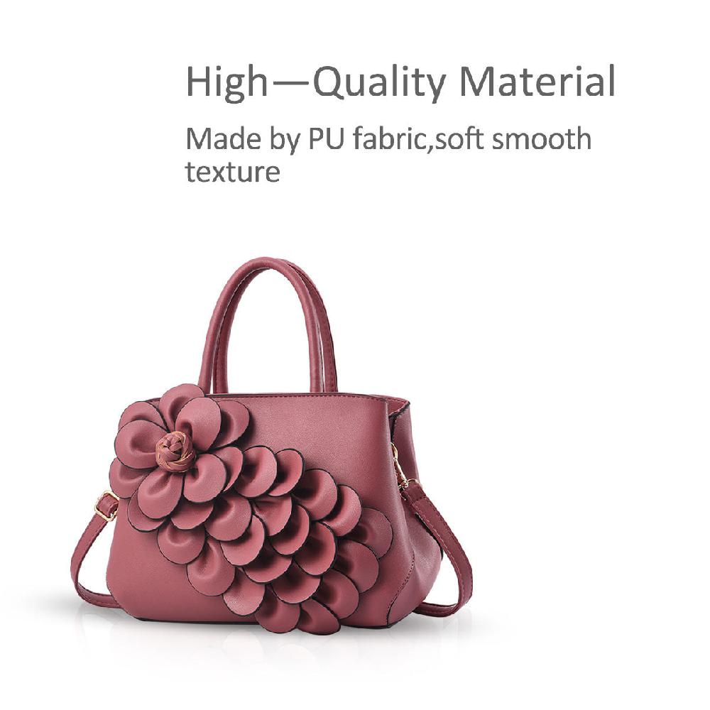 Nicole & Doris Elegant Flower Pattern Handbag