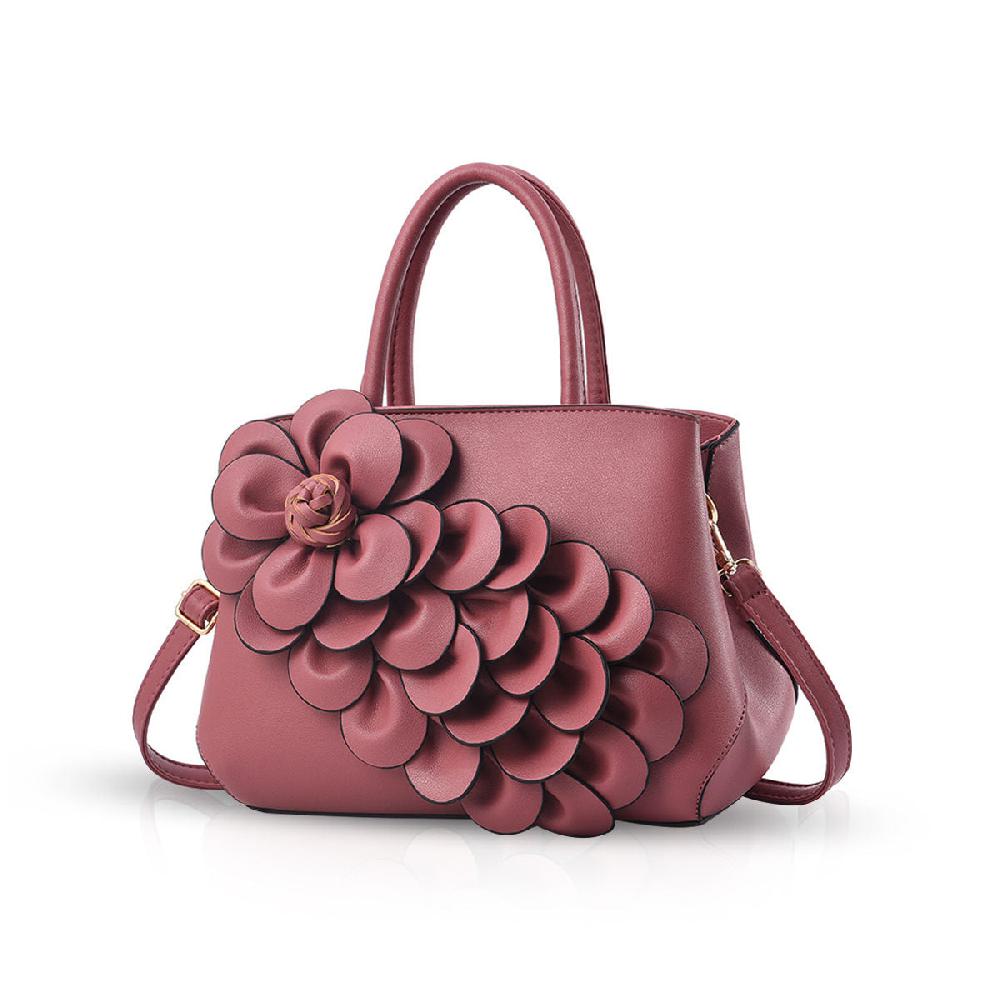 nicole & doris Elegant Flower Pattern Handbag