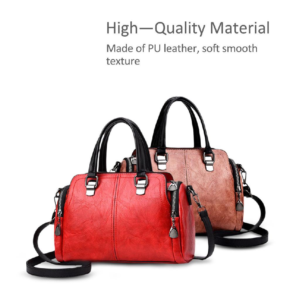 Nicole & Doris Elegant & Retro Faux Leather Handbag