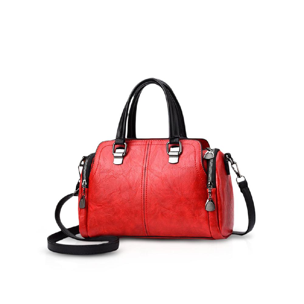 nicole & doris Elegant & Retro Faux Leather Handbag