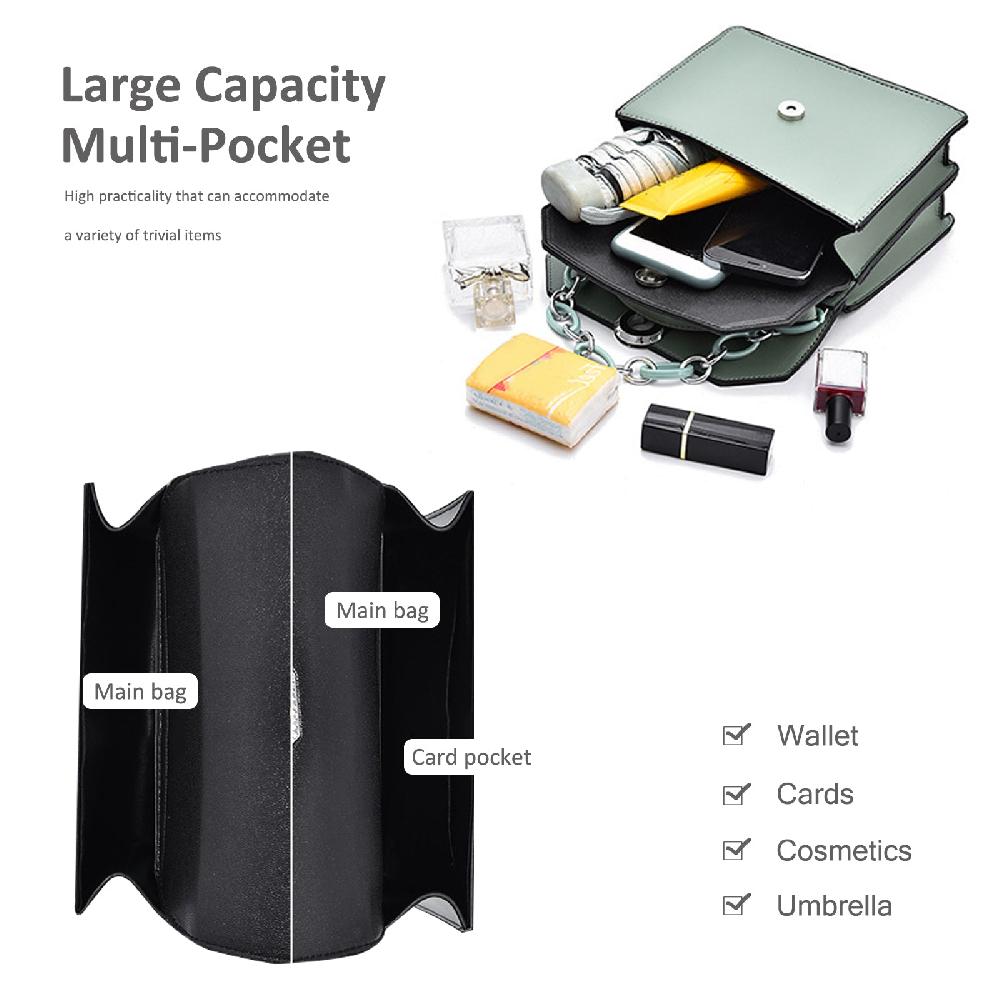 Nicole & Doris Fashion Chain Decor Messenger Bag