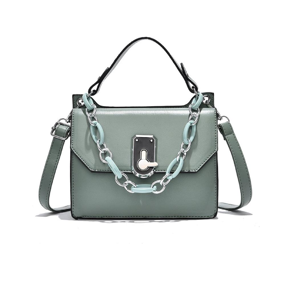 nicole & doris Fashion Chain Decor Messenger Bag