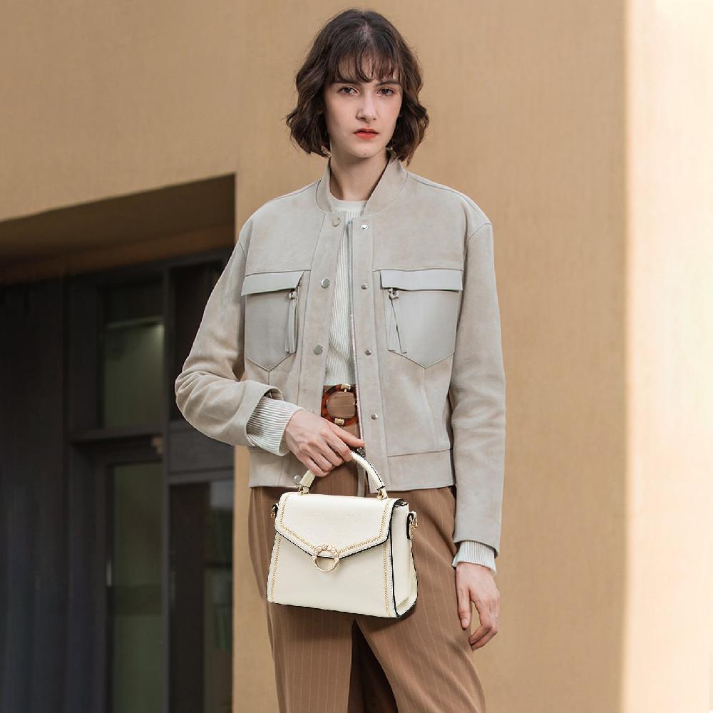 Nicole & Doris Fashion Top Handle Bags Pearl