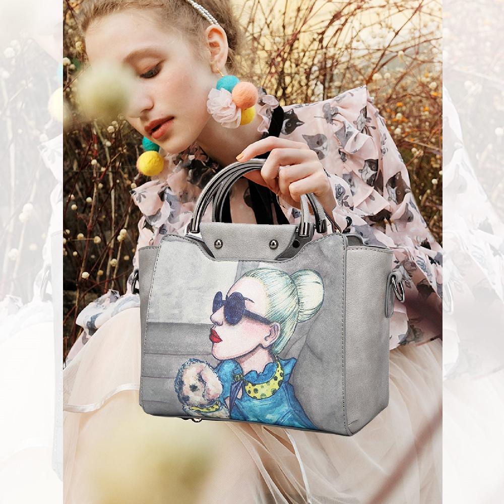 Nicole & Doris Fashion Woman Pattern Handbag