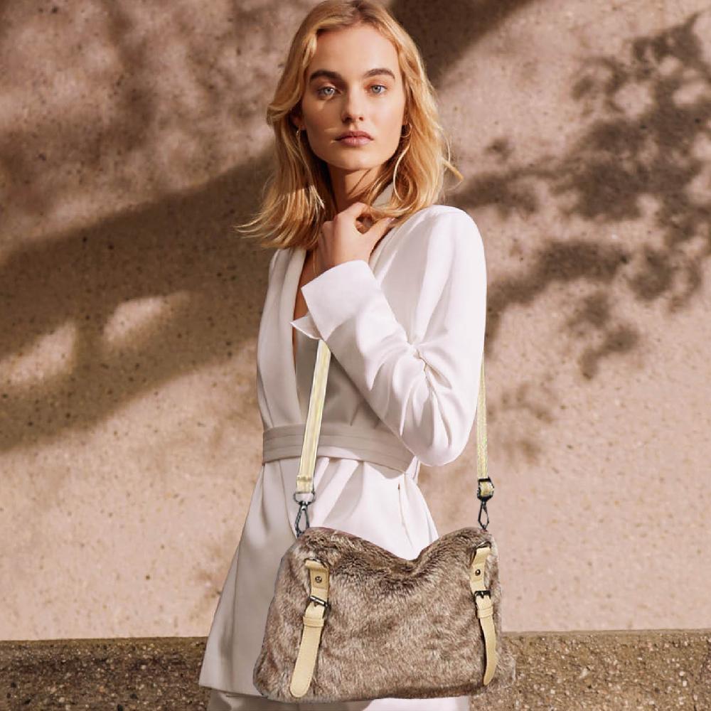 Nicole & Doris Faux Fur Handbag Plush