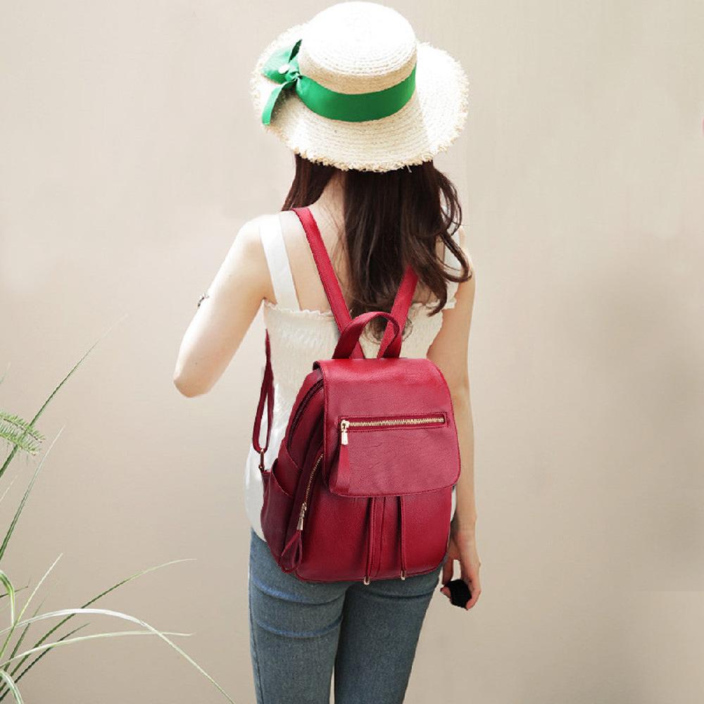 Nicole & Doris Faux Leather Ladies Backpack