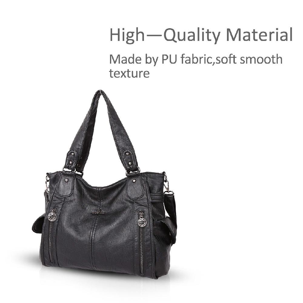 Nicole & Doris Faux Leather Tote Bag