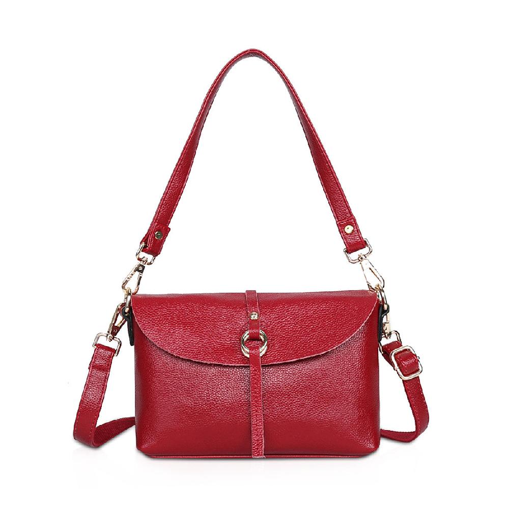 nicole & doris Female Single Colour PU Messenger Bag