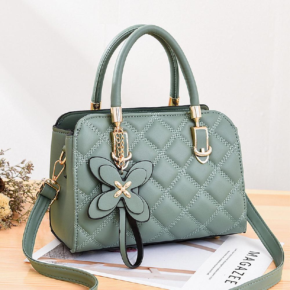 Nicole & Doris Flower Shape Bag Charm Handbag