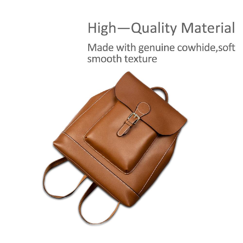 Nicole & Doris Genuine Leather Backpack