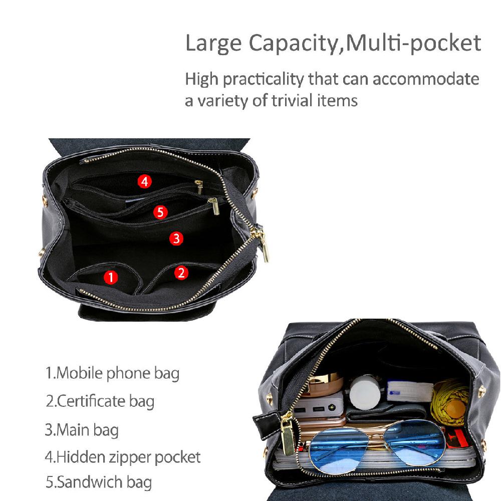 Nicole & Doris Genuine Leather Backpack