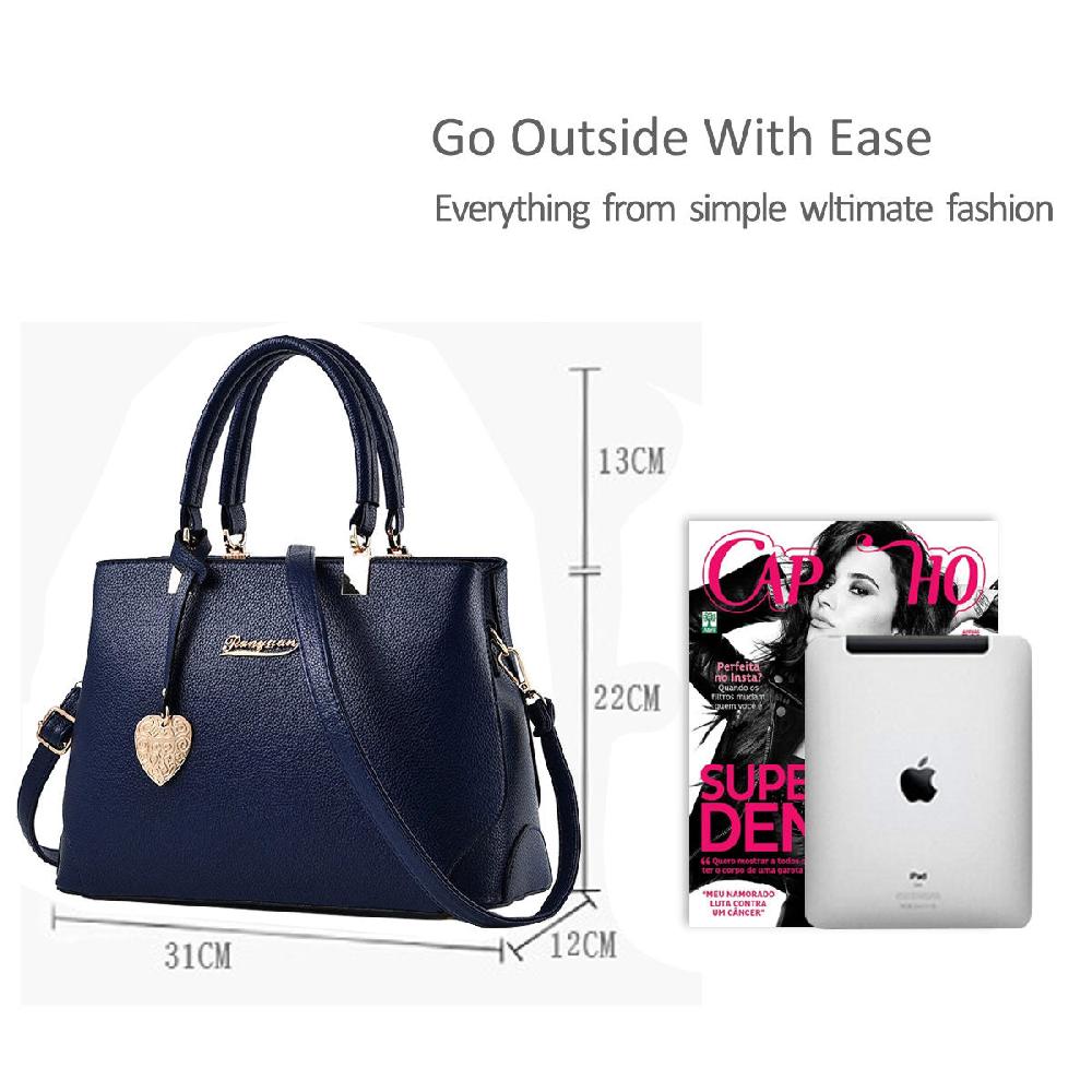 Nicole & Doris Gold Leaf Bag Charm Ladies Handbag