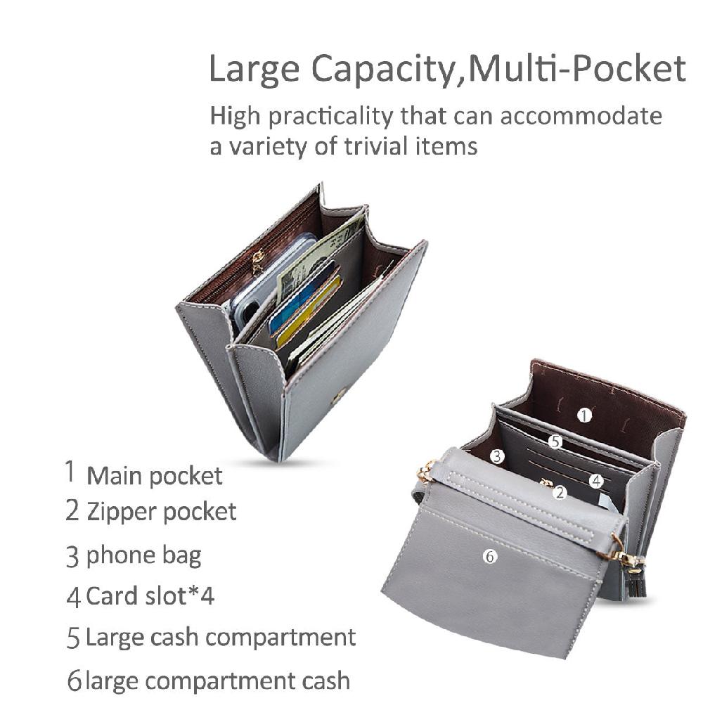 Nicole & Doris Gray Mini Ladies Wallet