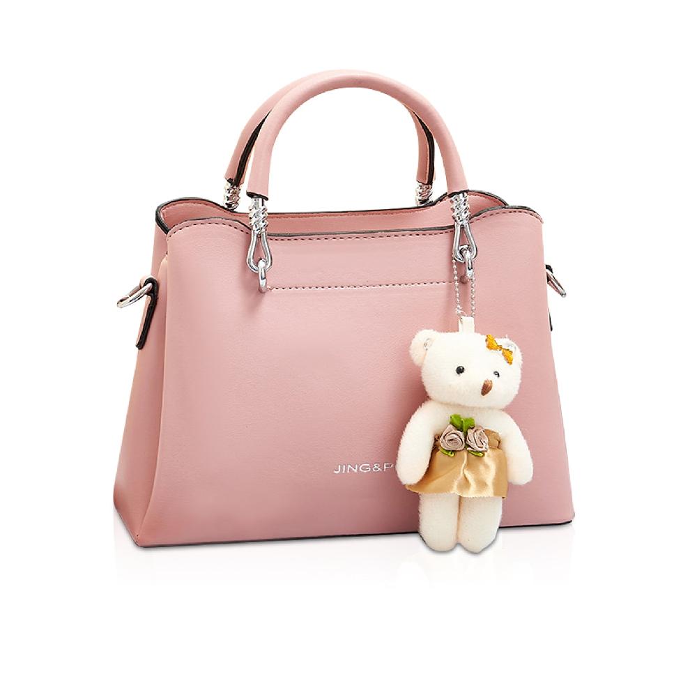 nicole & doris Handbag with Bear Pendant