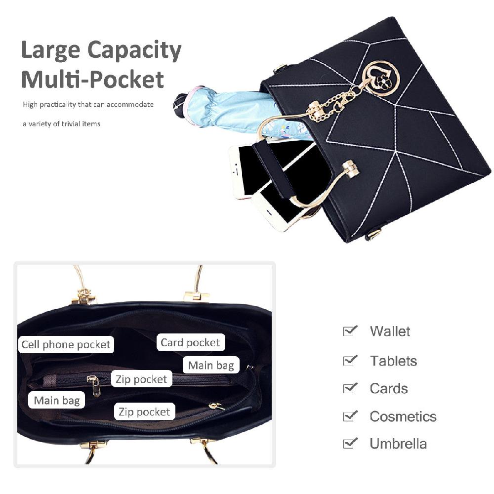 Nicole & Doris Heart Bag Charm Ladies Handbag