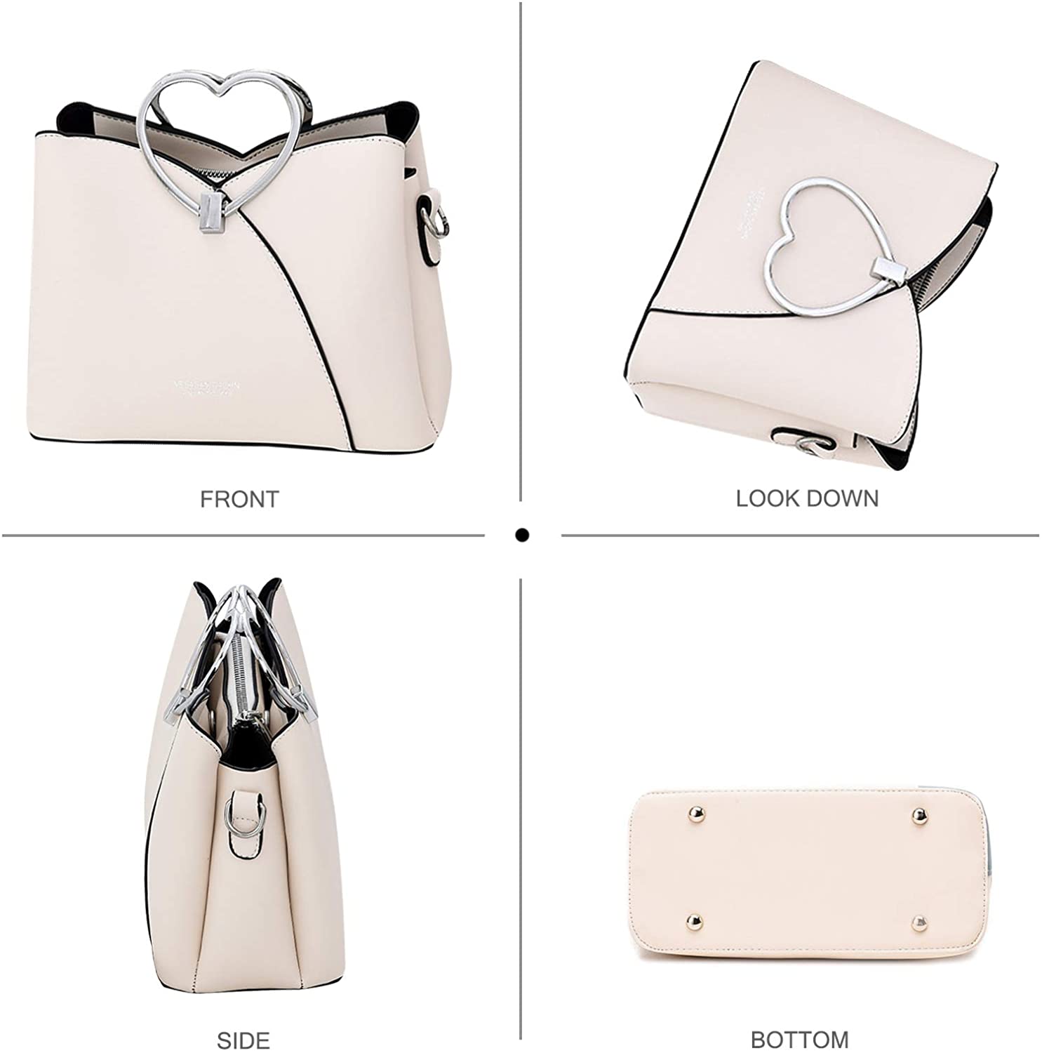 Nicole & Doris Heart Decor Messenger Bag