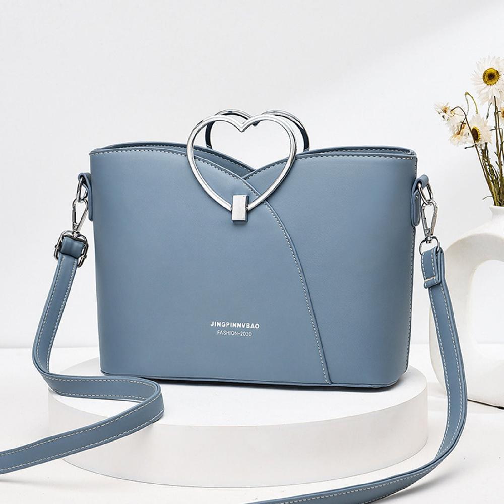 Nicole & Doris Heart Decor Two-Colour Messenger Bag