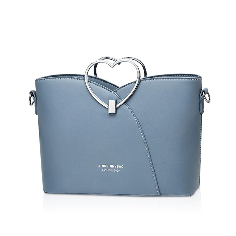 nicole & doris Heart Decor Two-Colour Messenger Bag