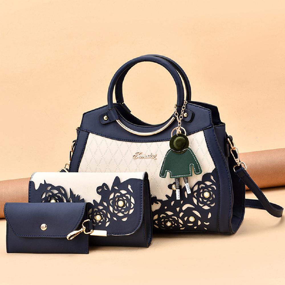 Nicole & Doris Human Shape Bag Charm Handbag Sets