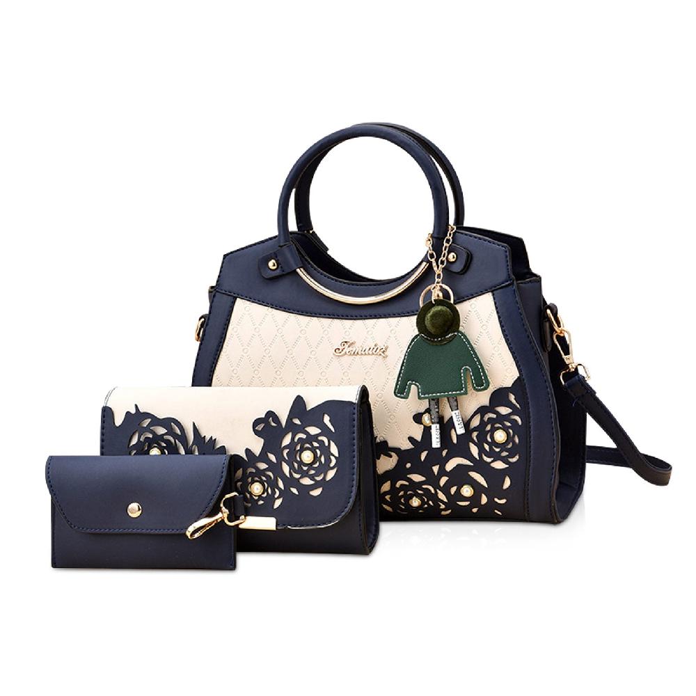 nicole & doris Human Shape Bag Charm Handbag Sets