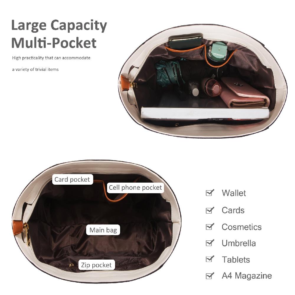 Nicole & Doris Ladies 3 In 1 Set Bag With Wallet