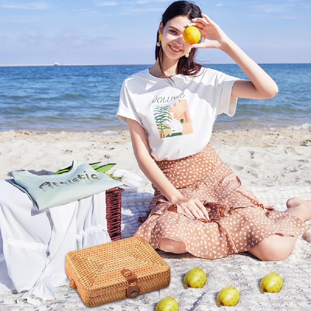 Nicole & Doris Ladies Rattan Bag