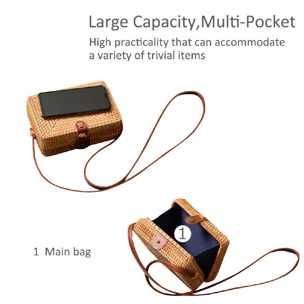 Nicole & Doris Ladies Rattan Bag