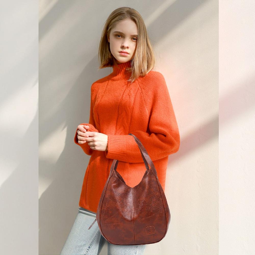 Nicole & Doris Ladies Retro Soft PU Tote Bag