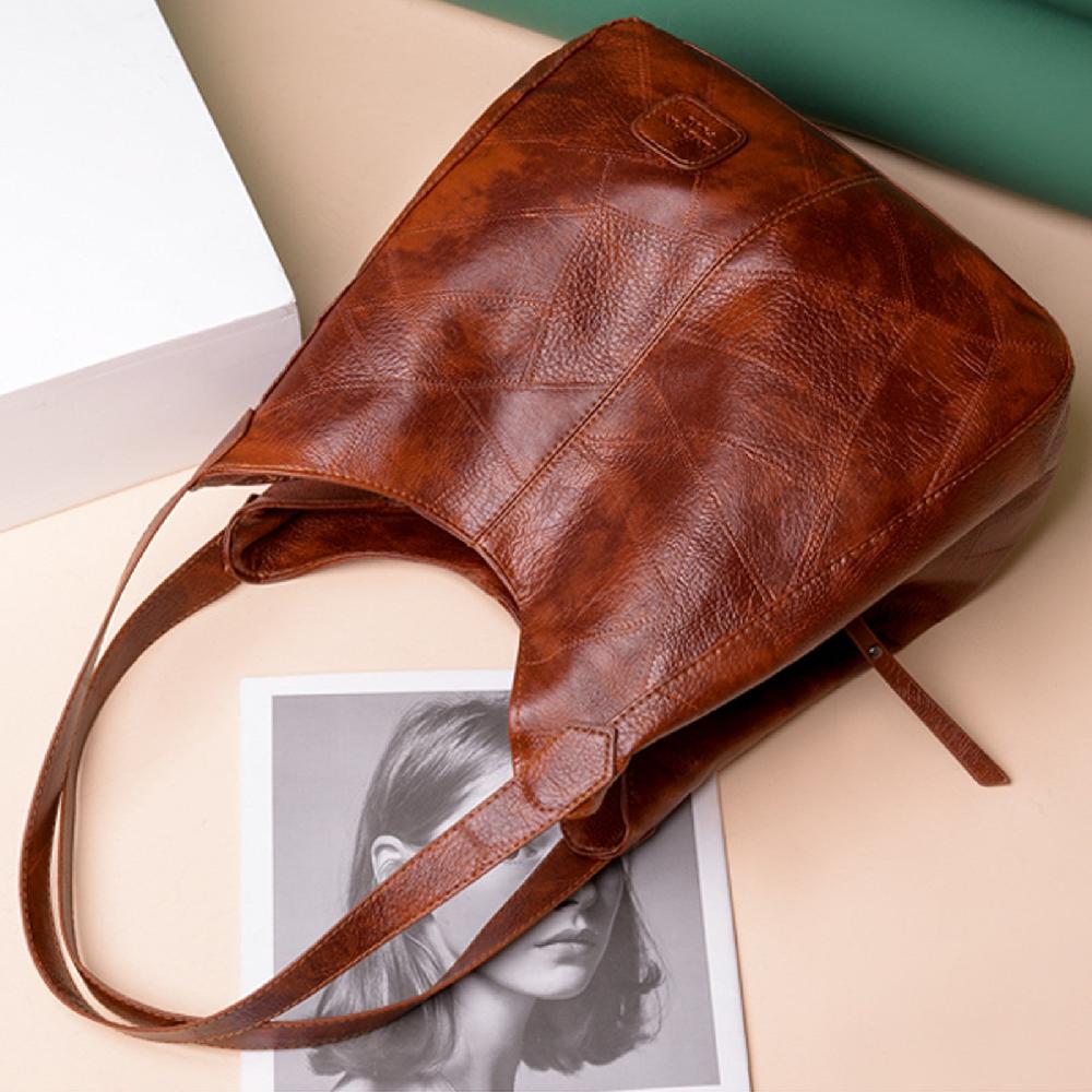 Nicole & Doris Ladies Retro Soft PU Tote Bag