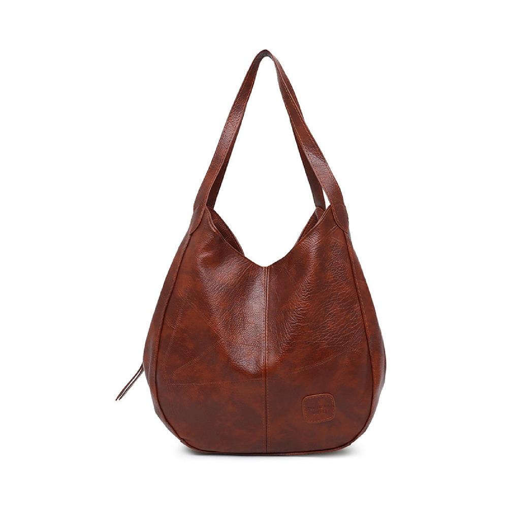 nicole & doris Ladies Retro Soft PU Tote Bag